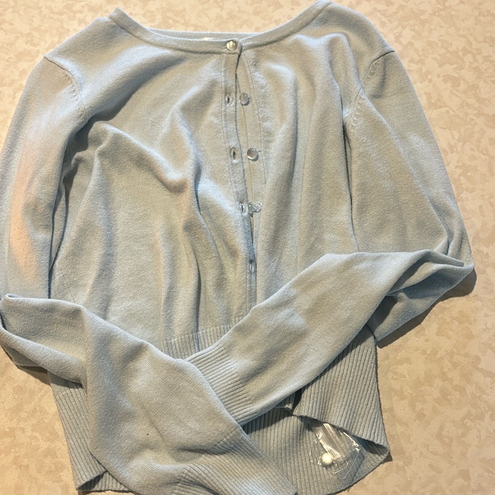Baby blue sweater